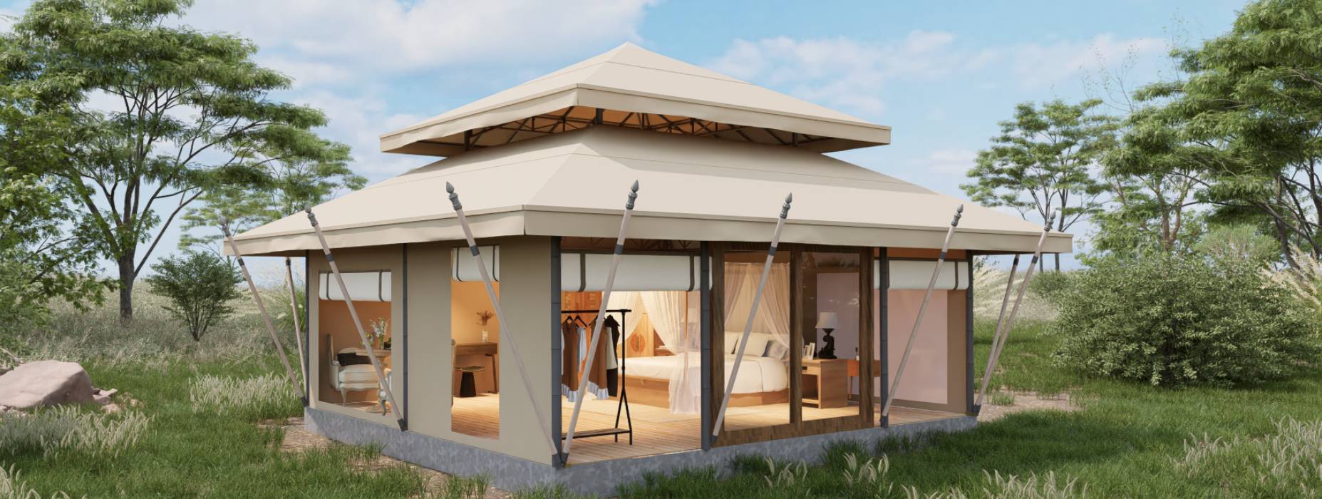 鹤山区户外野奢帐篷